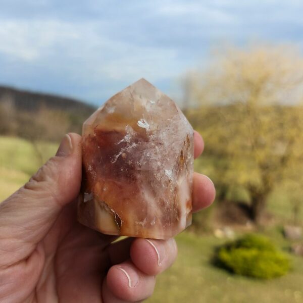 Seelenstein-Amphibol-Quartz-Spitze