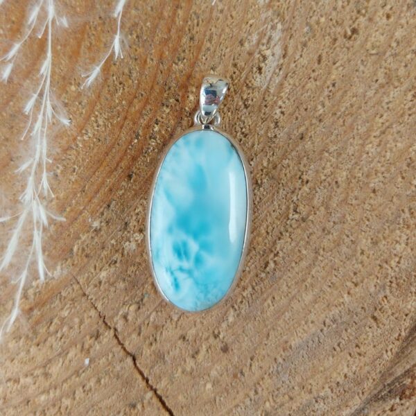 Seelenstein-Anhänger-Larimar-Silber