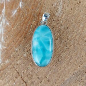 Seelenstein-Anhänger-Larimar-Silber