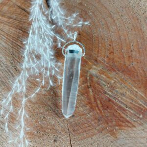 Seelenstein-Anhänger-Lemurian-Spitze-Silber