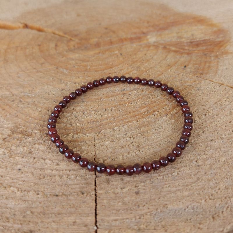 Seelenstein-Armband-Granat-Perlen