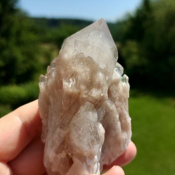 Seelenstein-Spezialstein-Citrine-Rauchquarz-Cluster