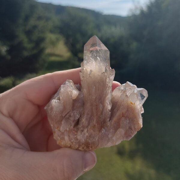 Seelenstein-Spezialstein-Rauchquarz-Cluster
