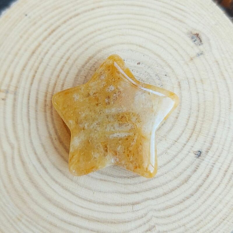 Seelenstein-Stern-klein-Jade-gelb